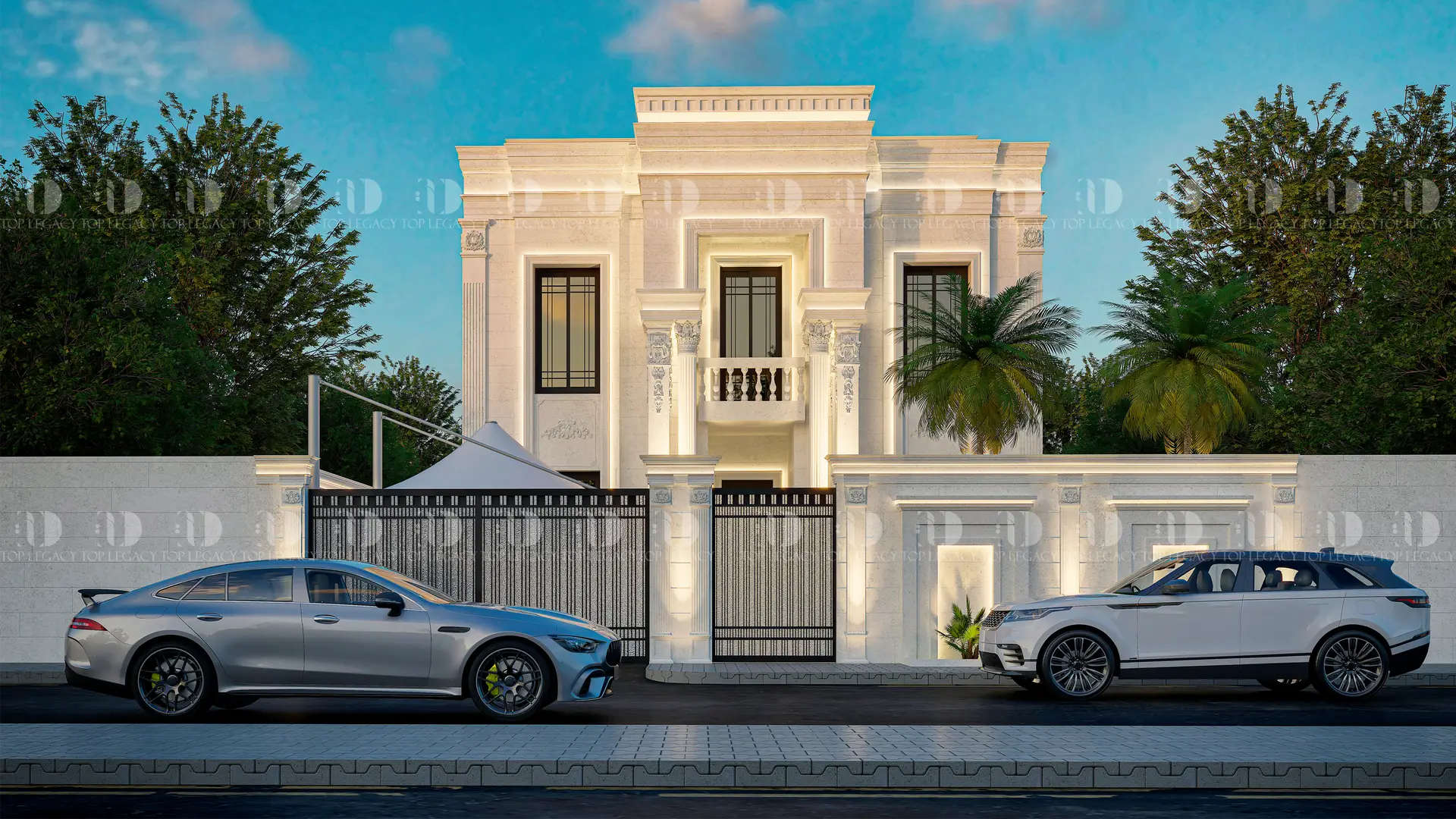 Luxury Exterior Light View (1)