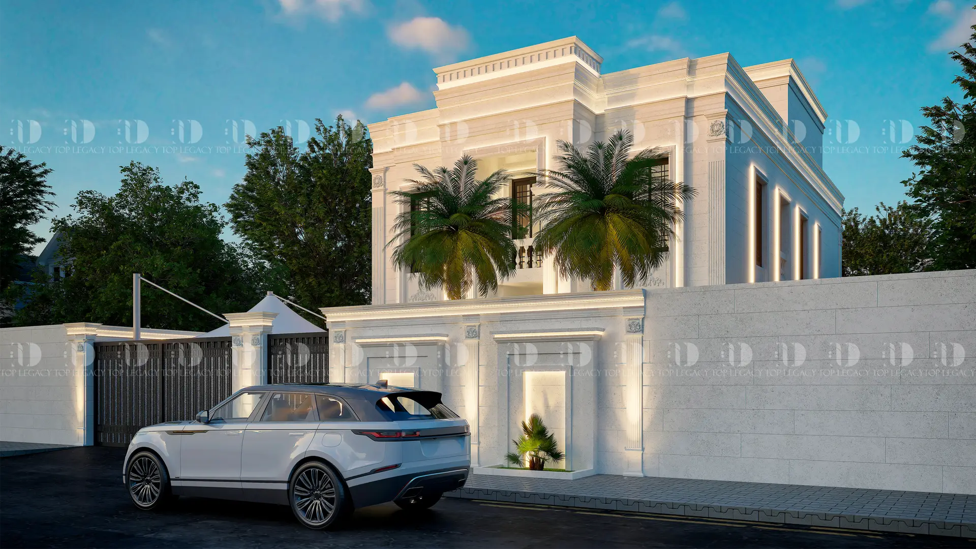 Luxury Exterior Light View (2)