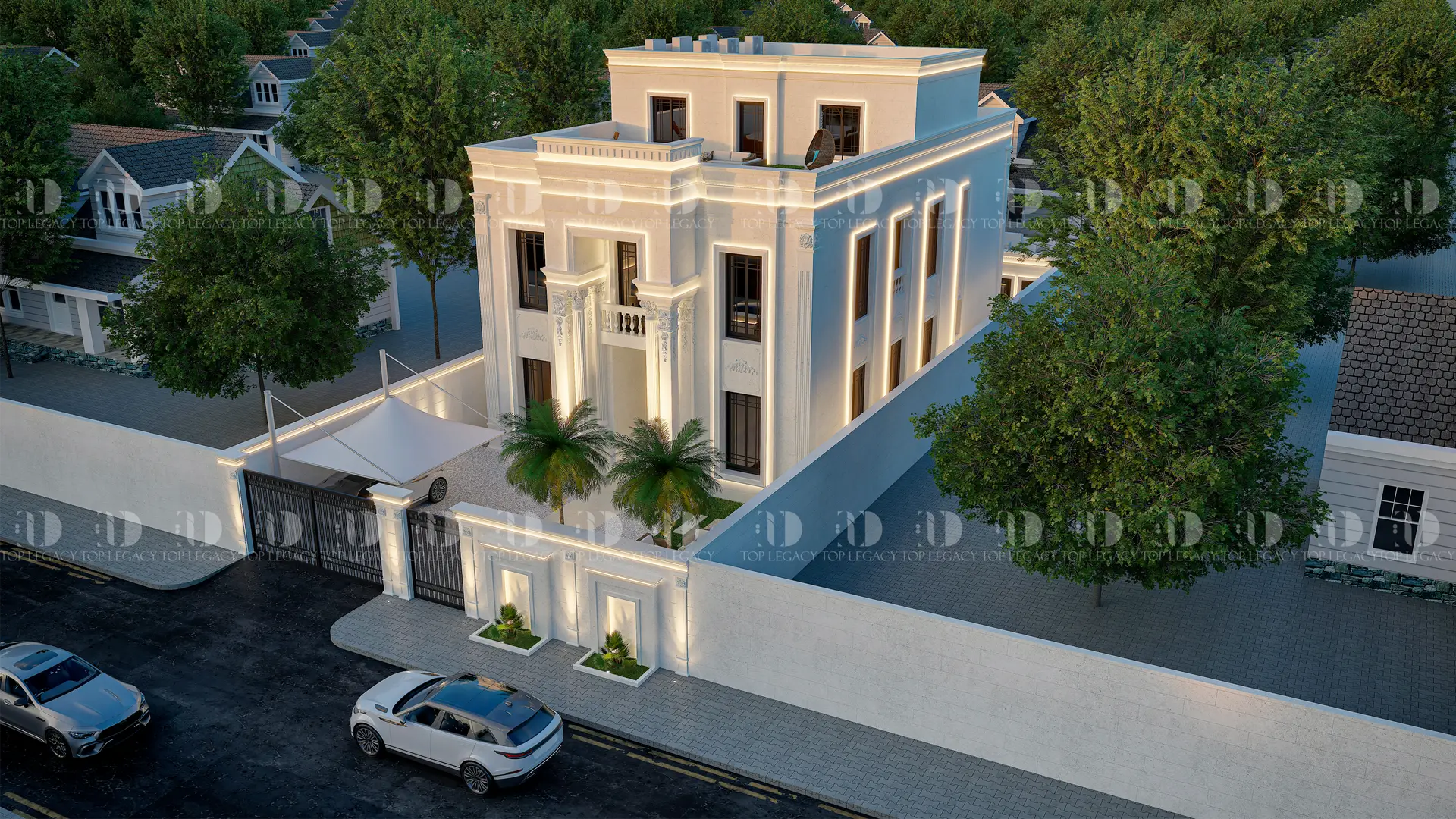 Luxury Exterior Light View (3)