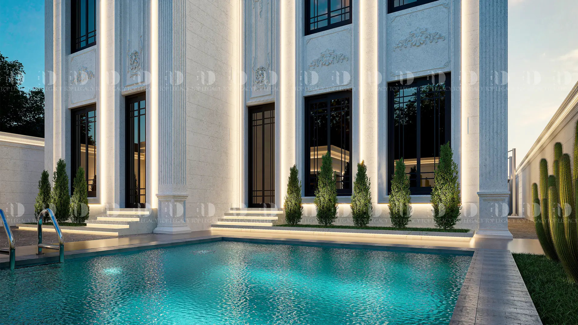 Luxury Exterior Light View (4)